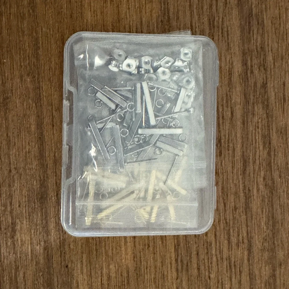 LOT bundle Jewelry earring making kit gold & silver findings crafts screw pins - Picture 5 of 6